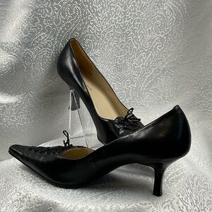 BCBGirls Black Leather Heels